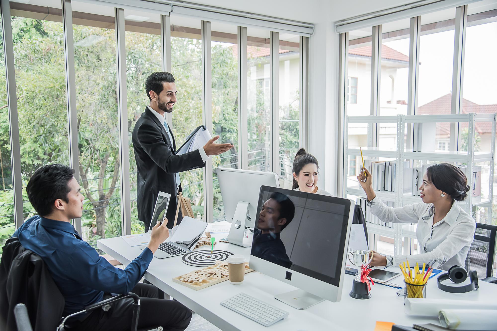 Modern office workspace showcasing professional business environment in Malaysia