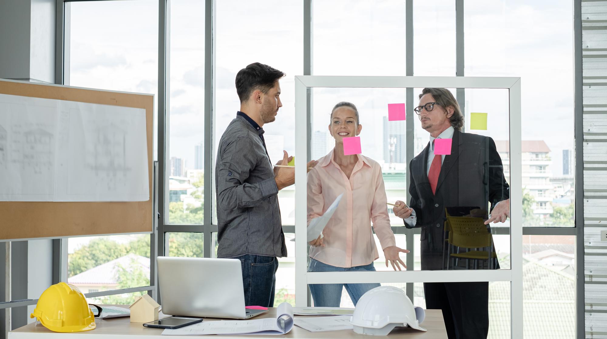 Customer service excellence demonstration with satisfied clients